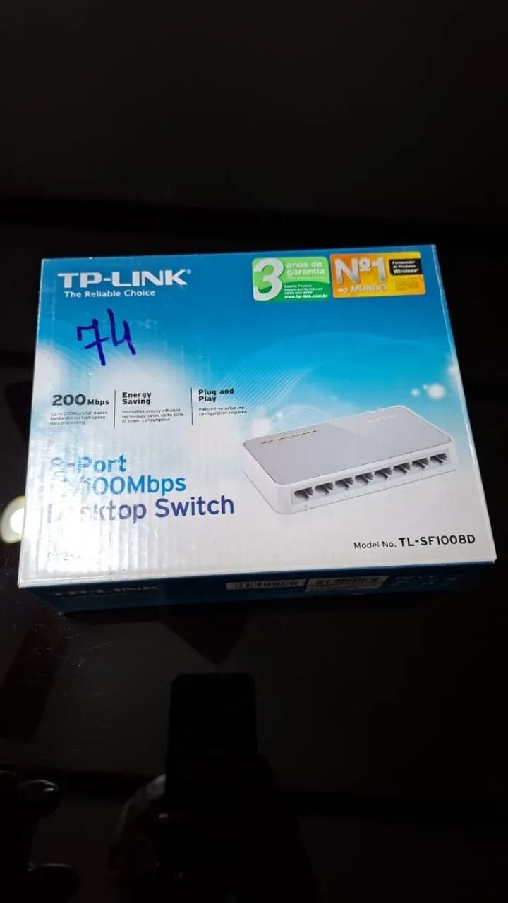 Switch Hub de 8 Portas 10/100 Tp-link Tl-sf1008d 