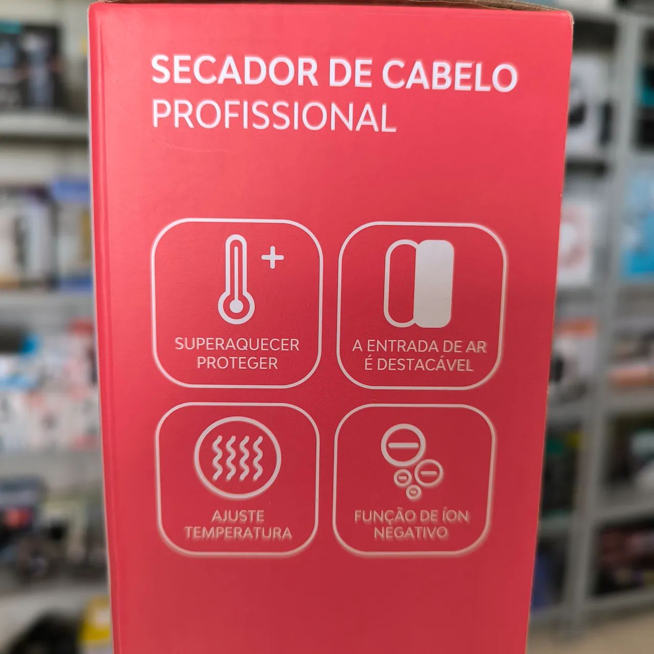 Secador de cabelo profissional 1500W 127V - Foto 2