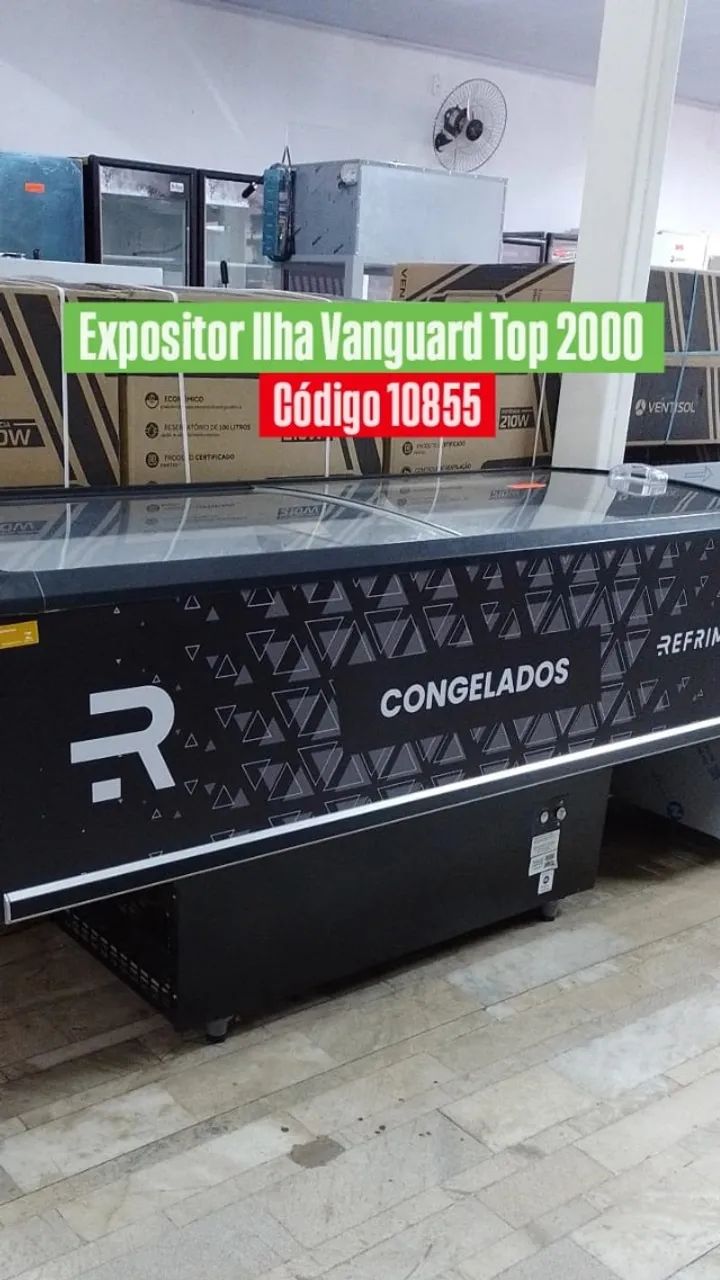 EXPOSITOR ILHA REFRIMATE 2 M NOVA 