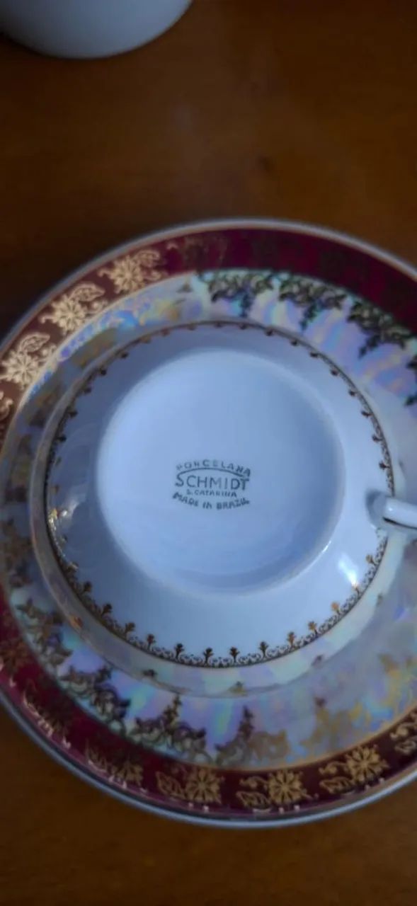 ? Jogo de Porcelana Schmidt - Completo e Conservado! ? - Foto 2