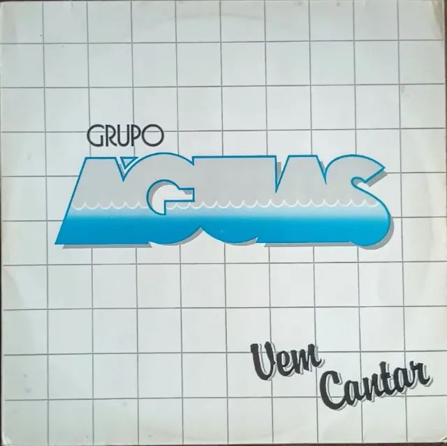 LP Vinyl Gospel Evangelical Album by Grupo Águas - Vem cantar - with insert