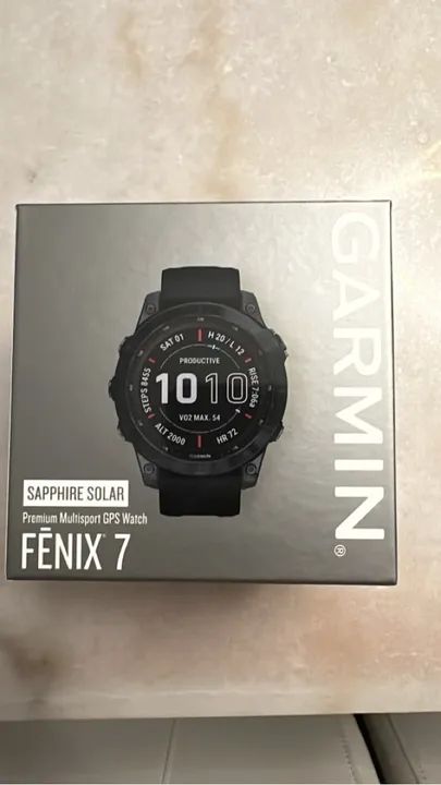 Garmin Fênix 7 Sapphire Solar