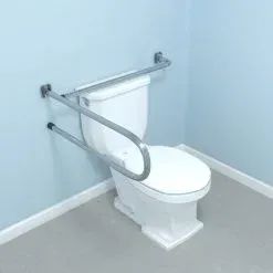 Barra articulada e reta para vaso sanitário - Foto 3