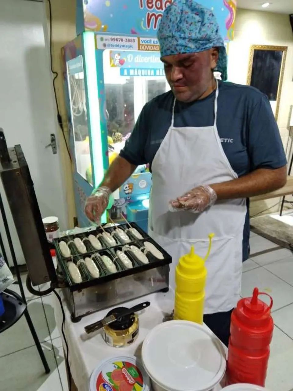 Aluguel de maquina de Crepe no palito