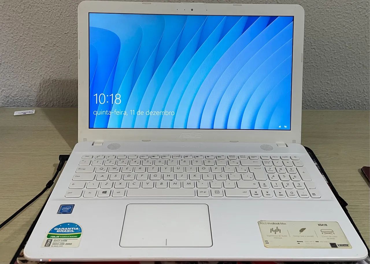 Notebook Asus N3450 4gb memória ssd 480 tela 15.6 (todo perfeito)
