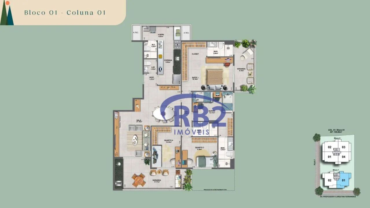 Apartamento com 3 quartos à venda, 110 m² por R$ 1.320.000 - Camboinhas - Niterói/RJ - Foto 2