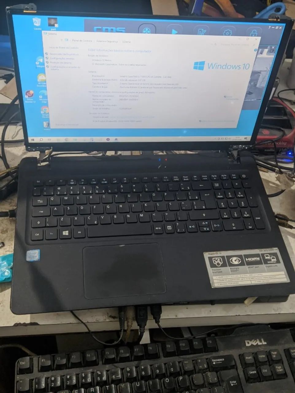 acer as 15 core i3 7 geração 8gbram ddr4  ssd 120gb  leia o anuncio