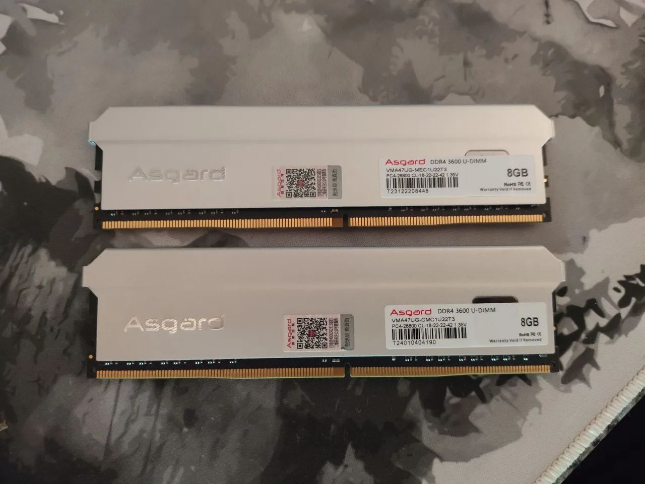 2x 8GB Asgard DDR4 3600 MHz - Foto 2