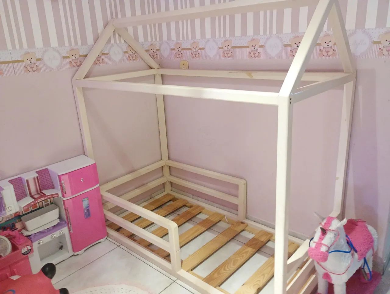 Cama Infantil Casinha Branca