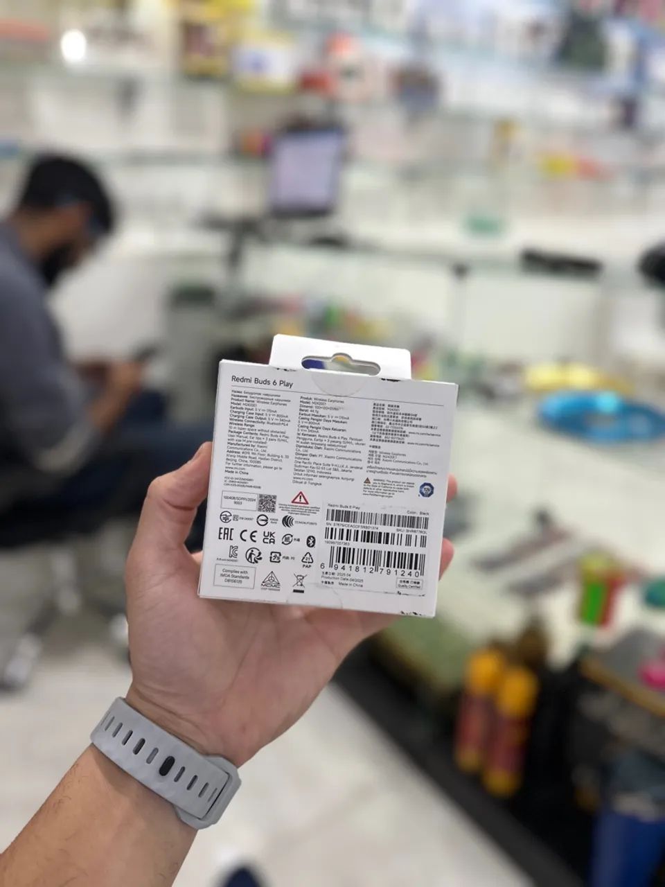 Fone Xiaomi Redmi Buds 6 Play - Original Lacrado Parcelamos até 12x - Foto 5