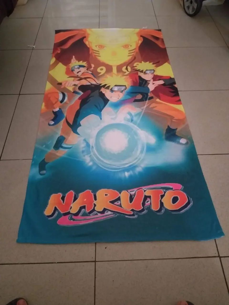 Garrafinha do Naruto + Toalha do Naruto - Foto 5