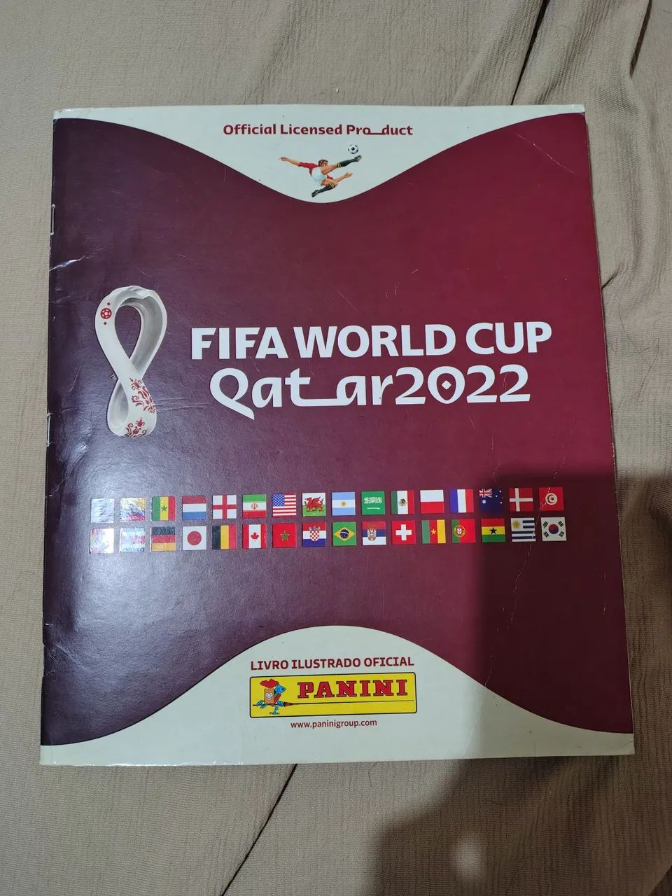 Álbum capa mole copa do mundo de 2022 completo 