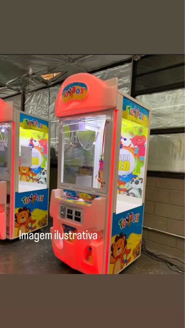 Grua de Pelúcia Maquina de Pelúcia Vending Machine - Foto 4
