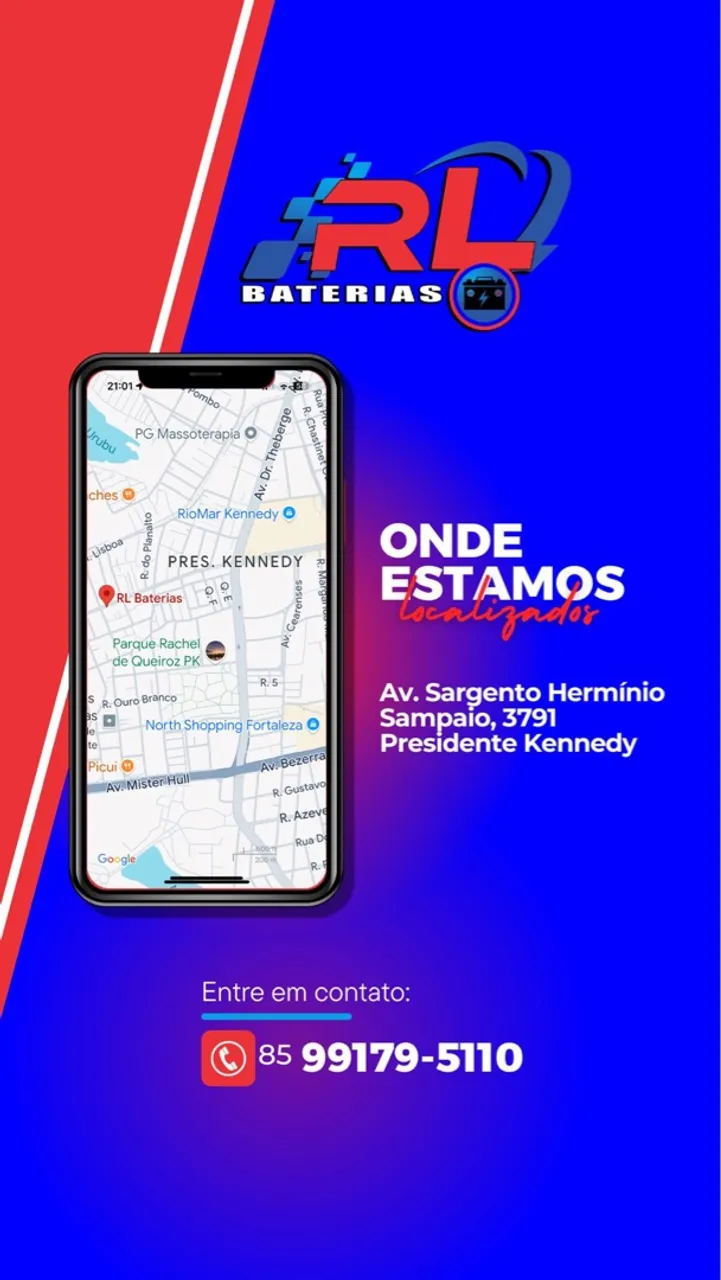 Baterias Automotivas - Localização e Contato