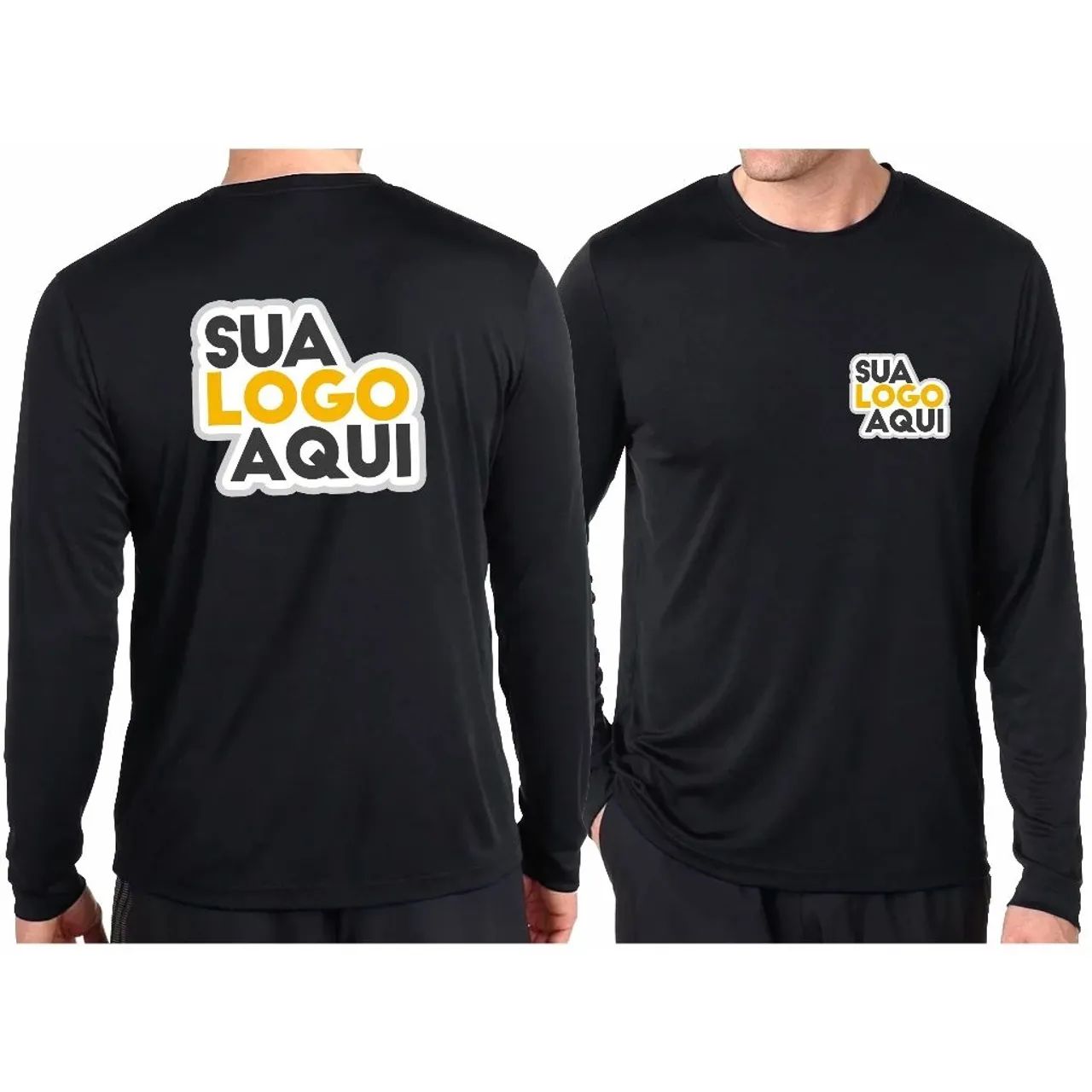 Camiseta manga longa uniforme  - Foto 4