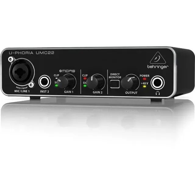 Interface De Áudio Usb Behringer U-phoria Umc22 - Foto 3