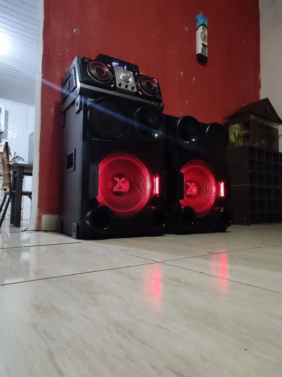 Mini System LG Xboom com LED - Foto 5