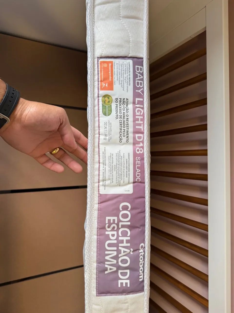 Berço Boom Classic Branco Fosco - Foto 3