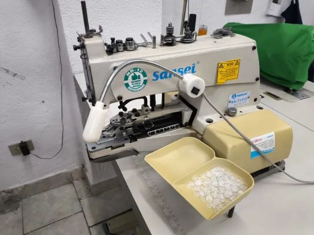 2 Maq. (casear e botão) industrial por preço de 1 - Foto 3
