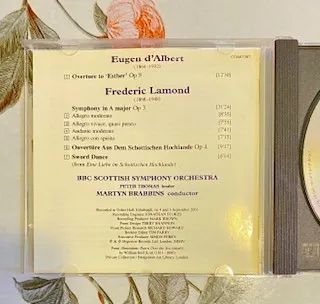 CD Frederic Lamond: Symphony in A major (made in England) - Foto 3
