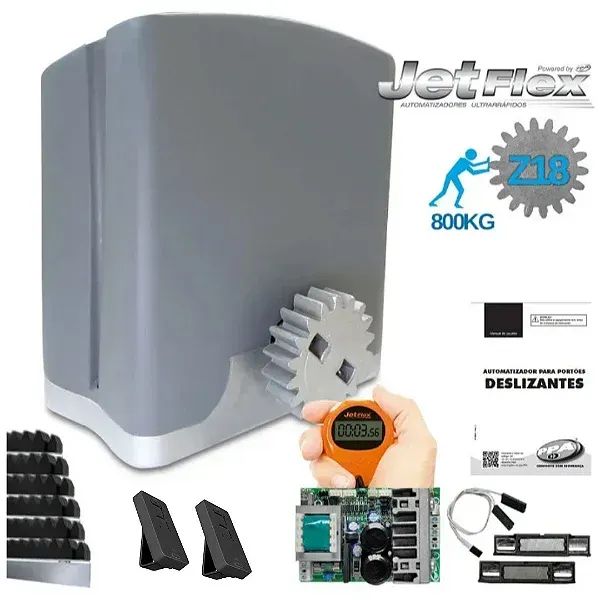 kit motor ppa stark 300 +cremalheira e acessorios 02 controle.