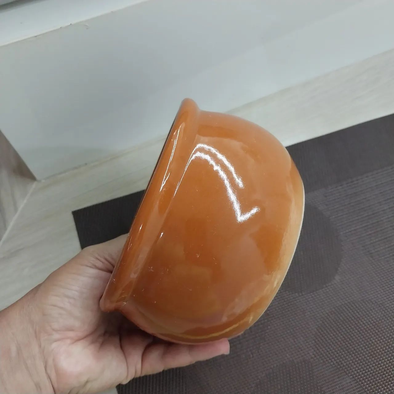 Tigela / bowl de Cerâmica Marrom Esmaltada - 14 cm de diâmetro <br> - Foto 6