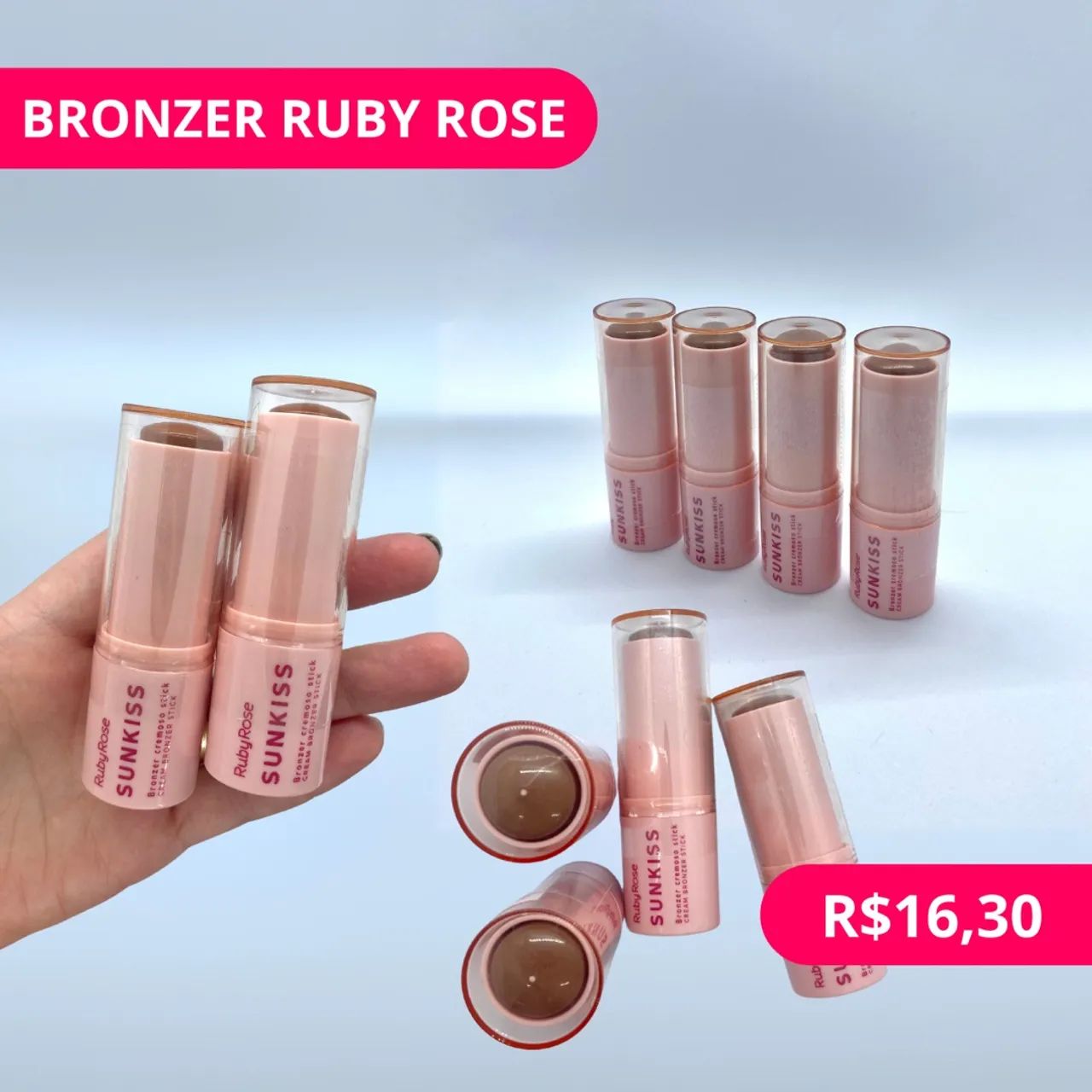 Bronzer Cremoso Stick Ruby Rose 
