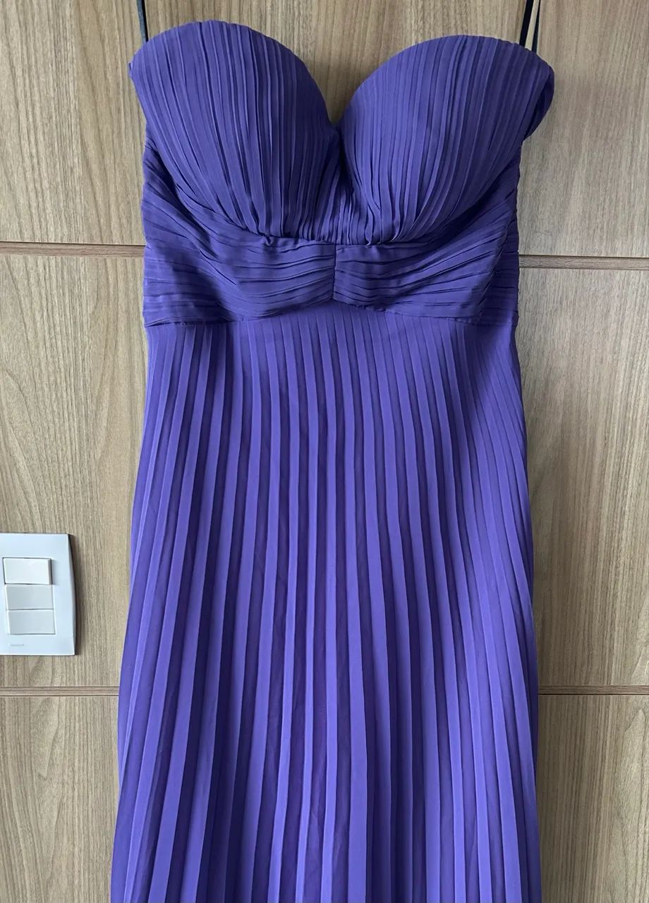 Usado apenas 1X! Vestido Longo Tomara que Caia TAM 40 - Foto 2