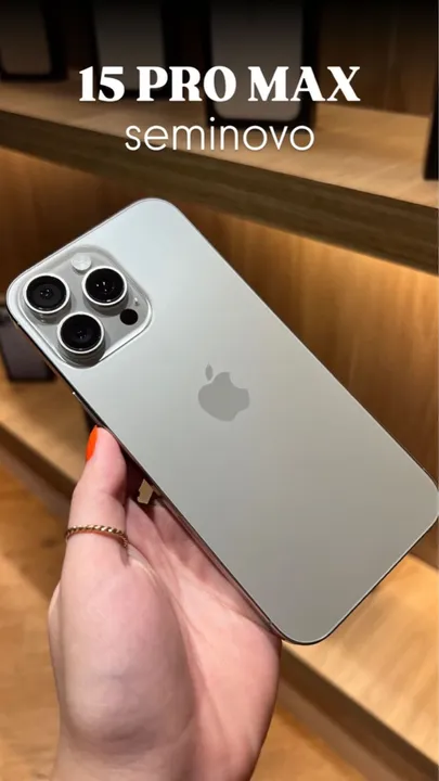 iPhone 15 Pro 128gb azul ou natural