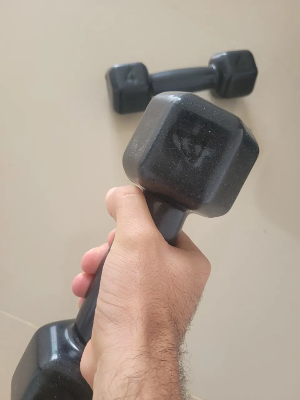 Par de Halteres Sextavado 4kg