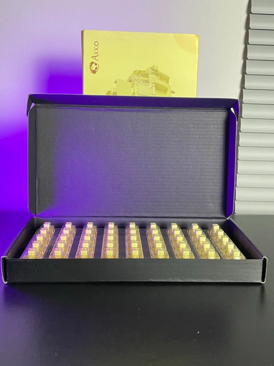 45un Switchs Banana - Akko Creamy Yellow Pro 64407622756481122