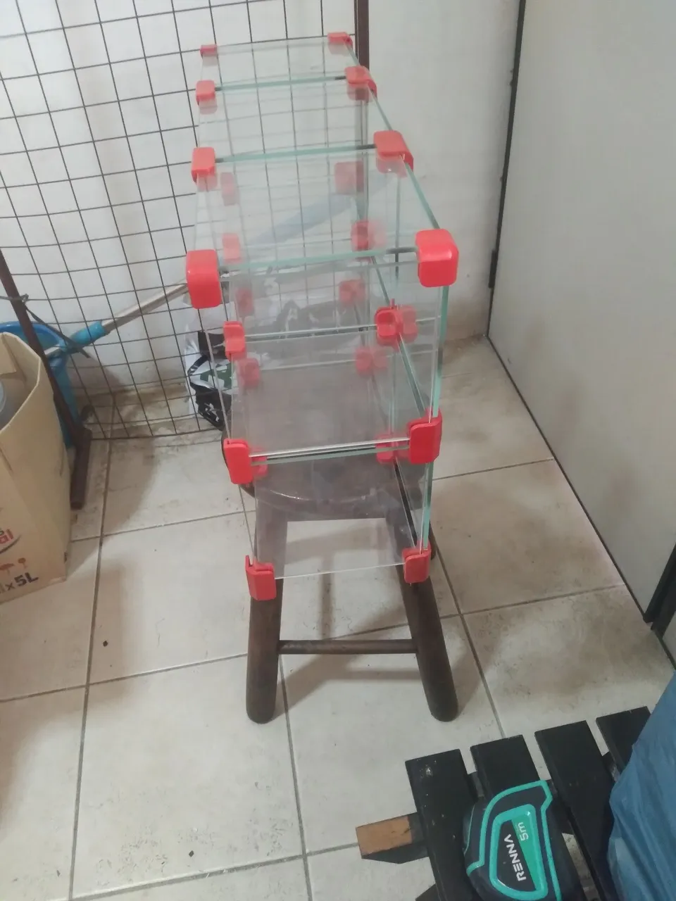 Mostruario de vidro