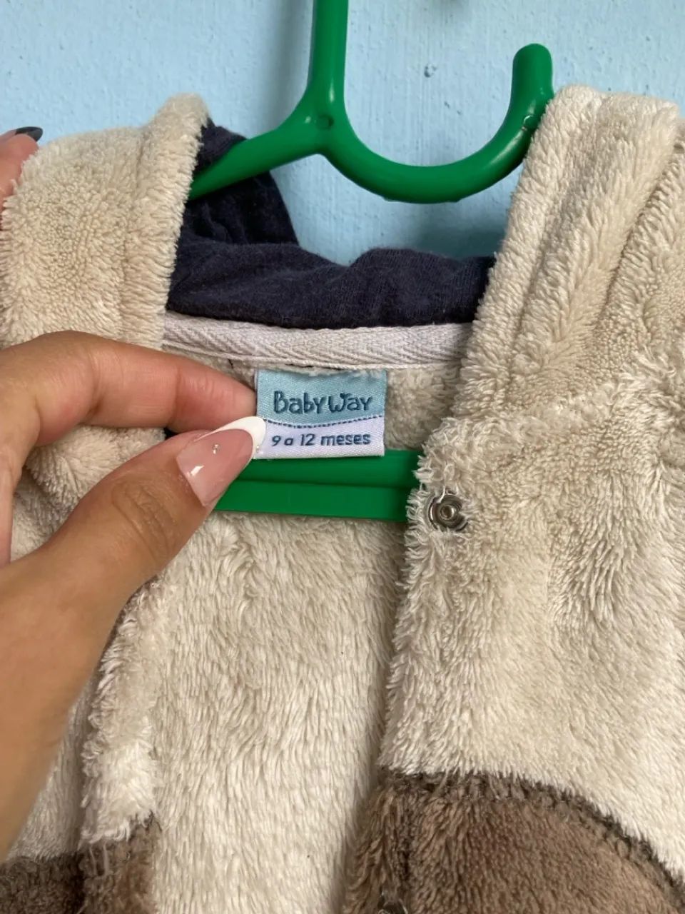 Macacão de Ursinho Infantil, Tam 9 a 12 meses  - Foto 3