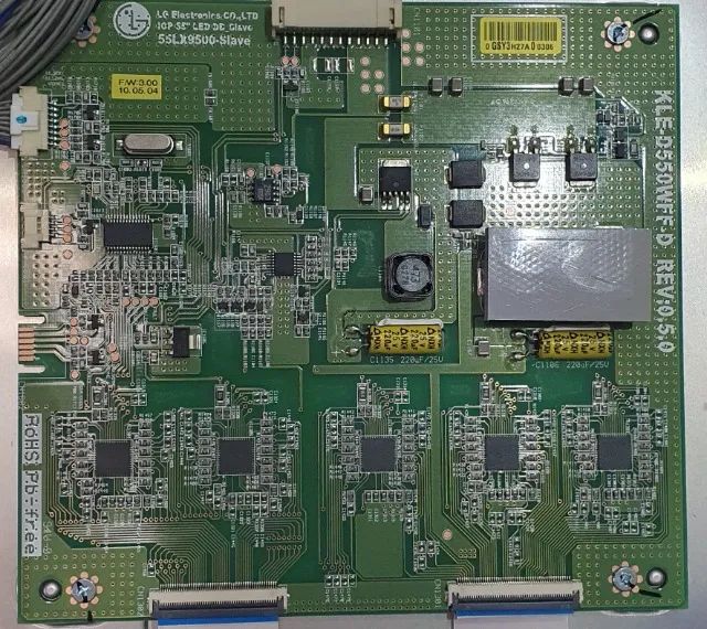 Placas LED Driver TV LG 55LX9500 - Leia o anúncio.