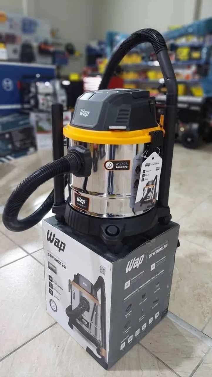 Aspirador de pó e água 20L Inox 1900w 220V - Wap (Loja) - Foto 5