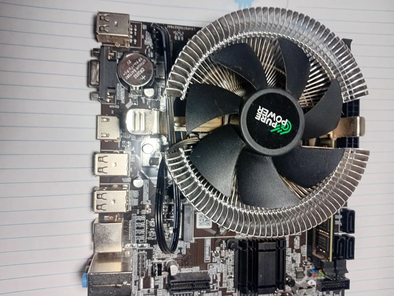 PLACA MÃE DDR3 MAIS PROCESSADOR I3 3220  - Foto 2