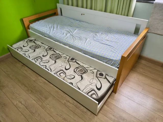 Bicama Infantil / Cama Babá (Com 2 Colchões) - Bem Conservada - Foto 3