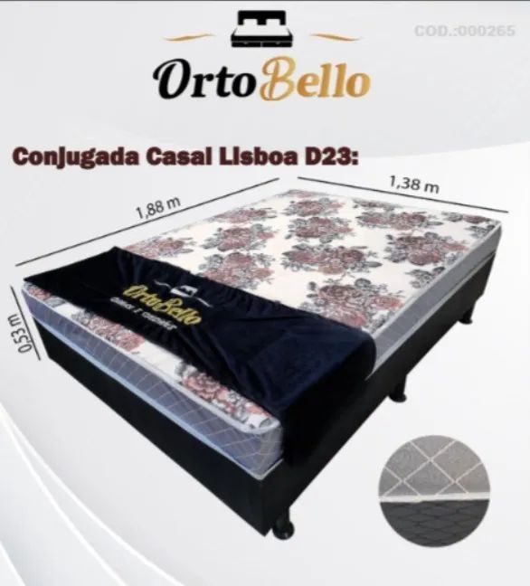 Cama Box Casal Lisboa Ortobello - Entrega Rápida! 