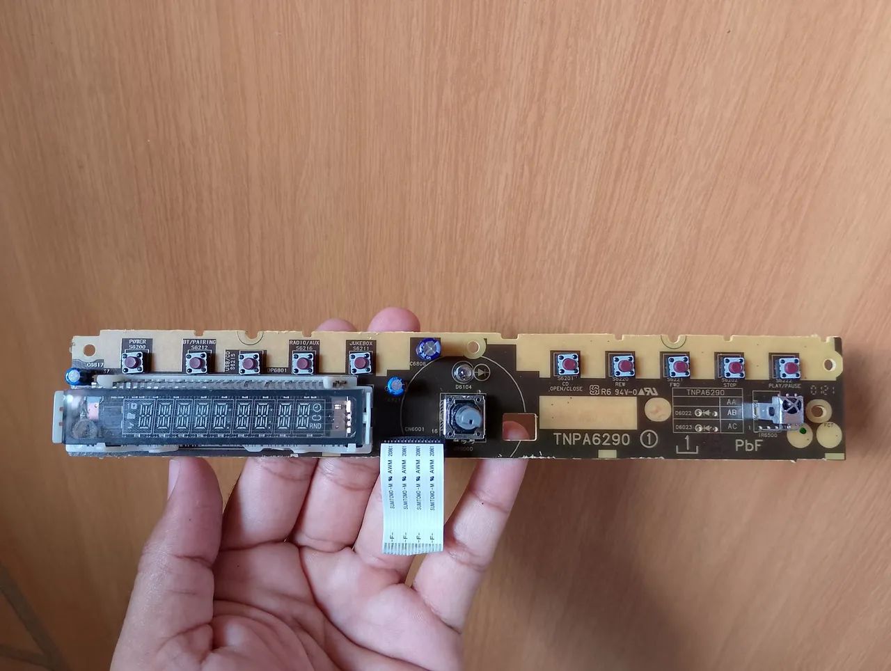 Placa do Display do Aparelho Mini System Panasonic AKX-100