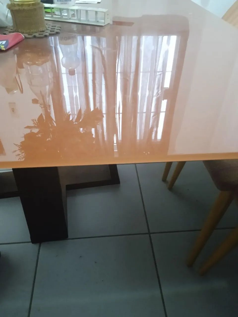 Vendo mesa dê vidro 650 reais  - Foto 2