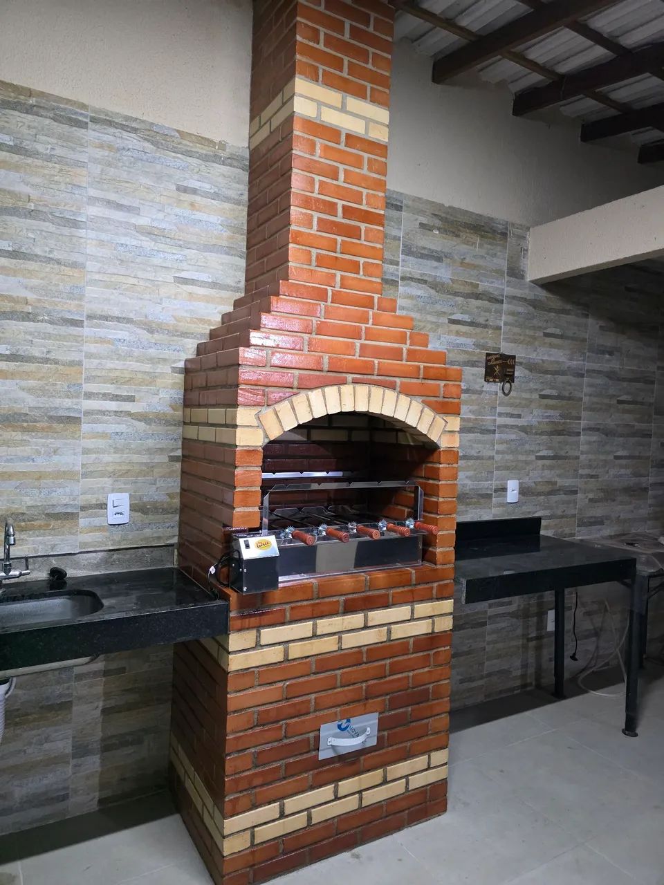 Churrasqueiras, forno, fogão a Lenha, alvenaria, grelhas,refratário ,Lareira,              - Foto 4