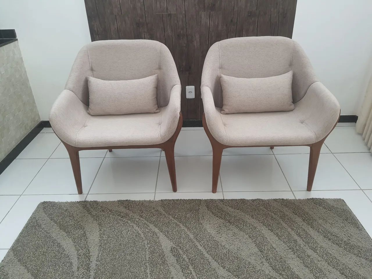 Poltronas de aproximação, kit de duas peças 