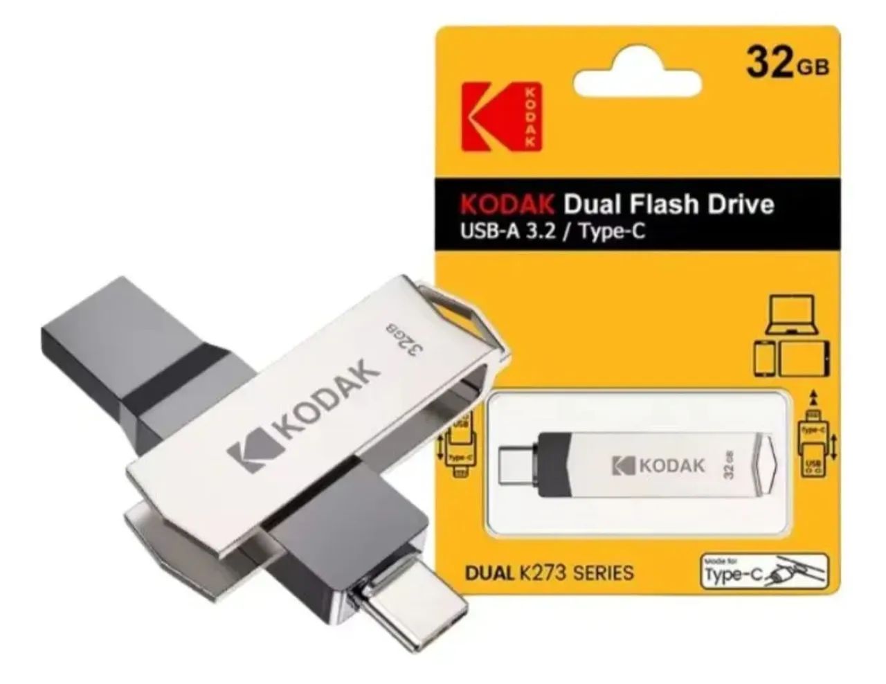 Pen Drive Kodak Duo Flash Driver - 32G