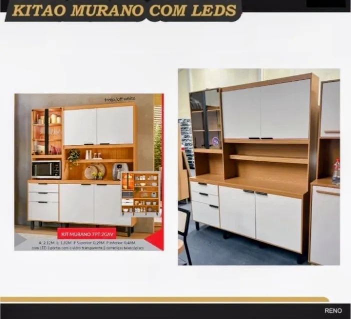 KITÃO MURANO COM LEDS 1,82m