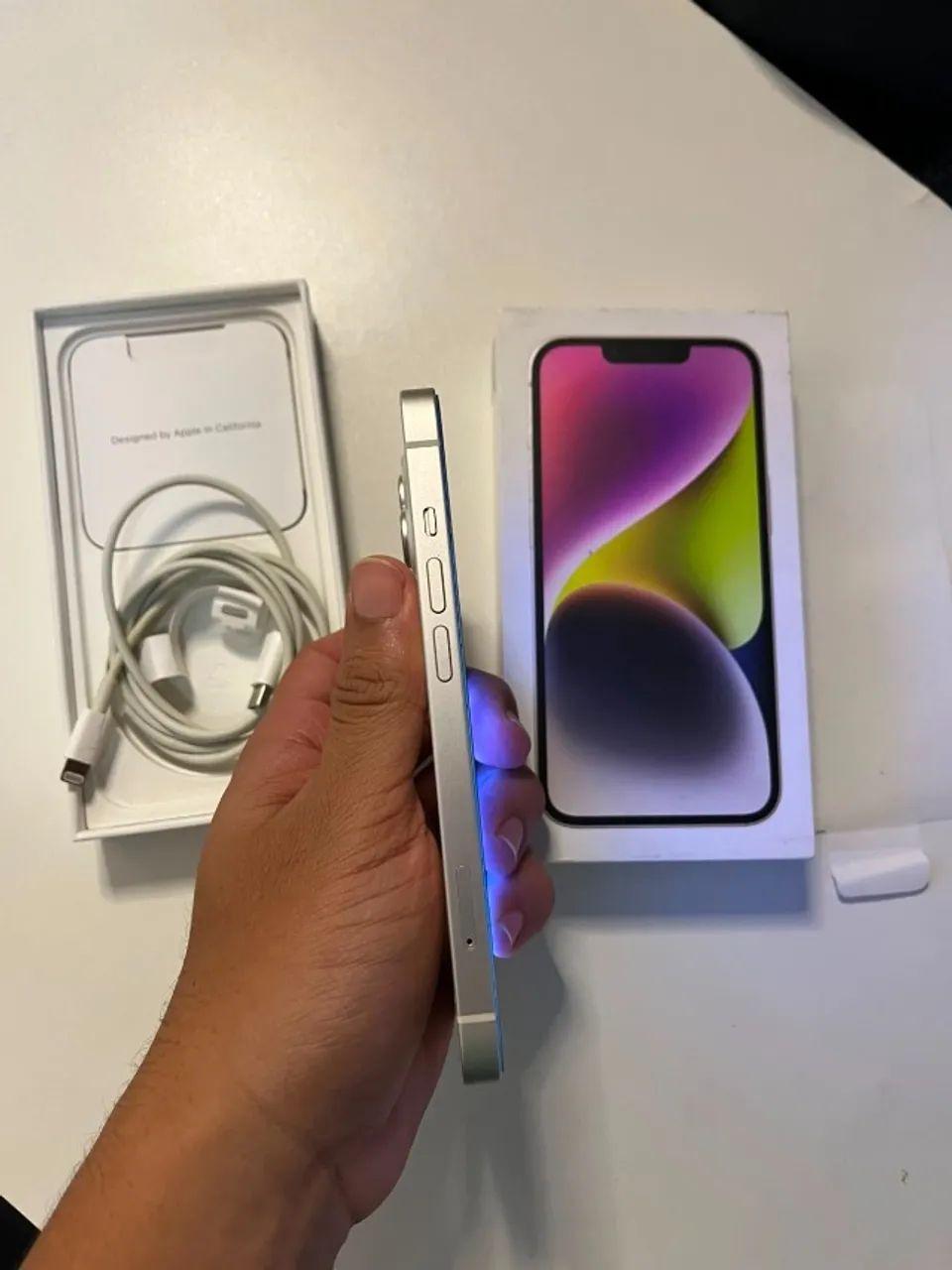 iphone 14 branco 128gb original - Foto 4