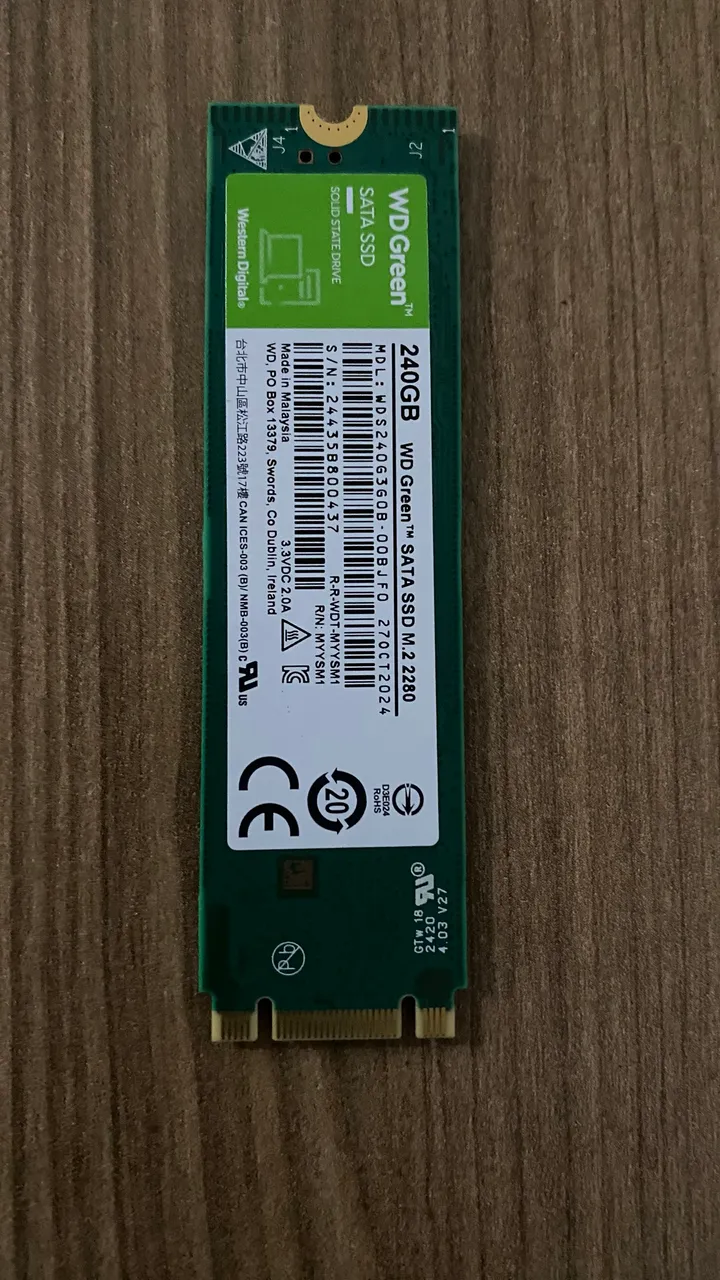②-WA481-SKhynix NVMe 1TB SSD 1点 SSD 1TB M.2 NVMe PCIe 4.0 SK Hynix PC801 (Novo / Apenas 49h uso