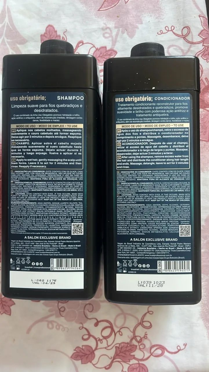 Kit Truss Uso obrigatório 1 litro  shampoo e condicionador  - Foto 2