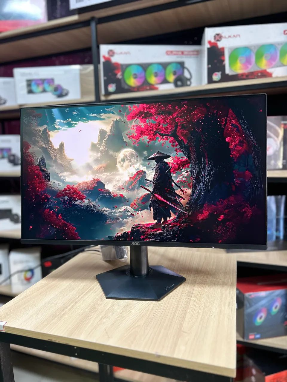 Monitor Gamer AOC AGON G50 27 polegadas 144Hz 0,5ms IPS HDR10 G-SYNC - Foto 3