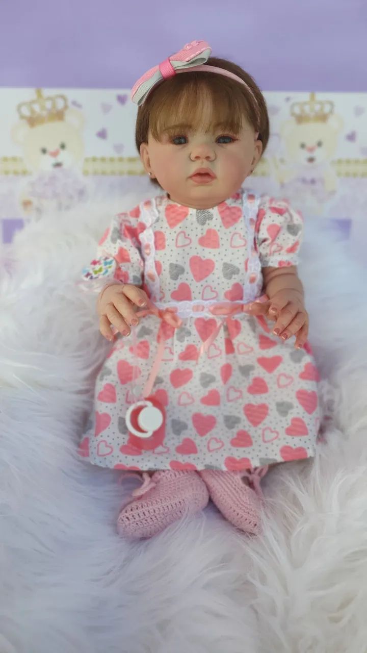 Bebê reborn linda e realista  - Foto 3