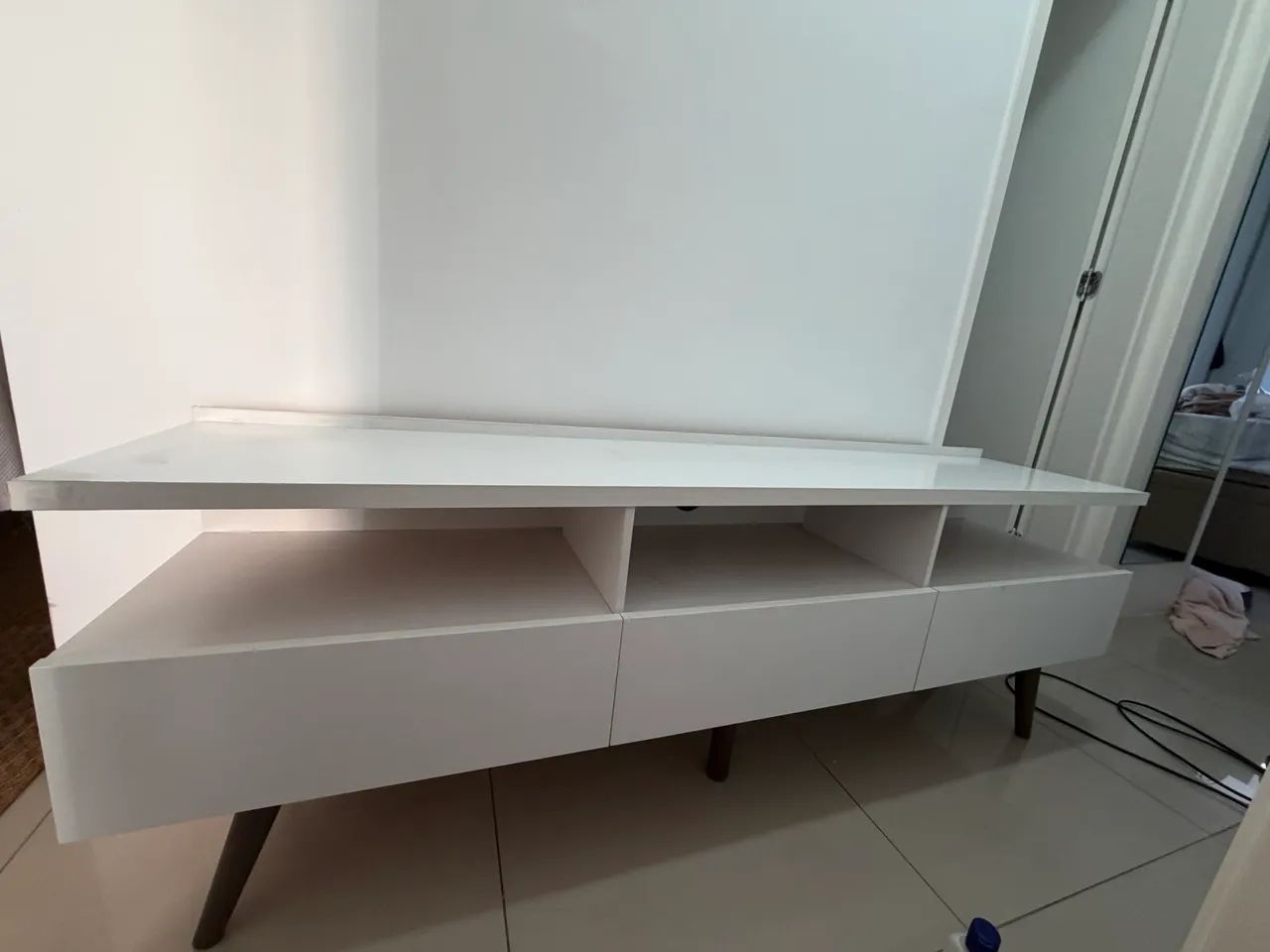 Rack para tv branco